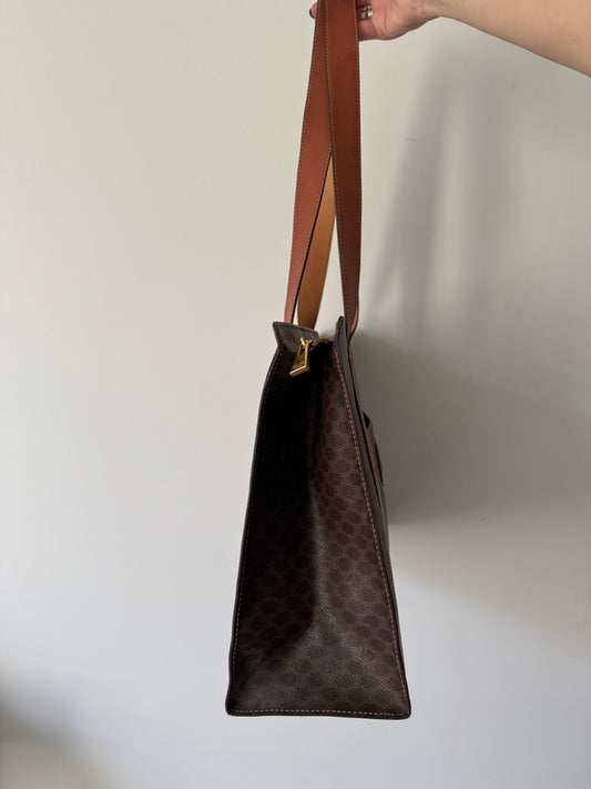 Celine Macadam Monogram Tote Bag — Late 1980s / Early 1990s