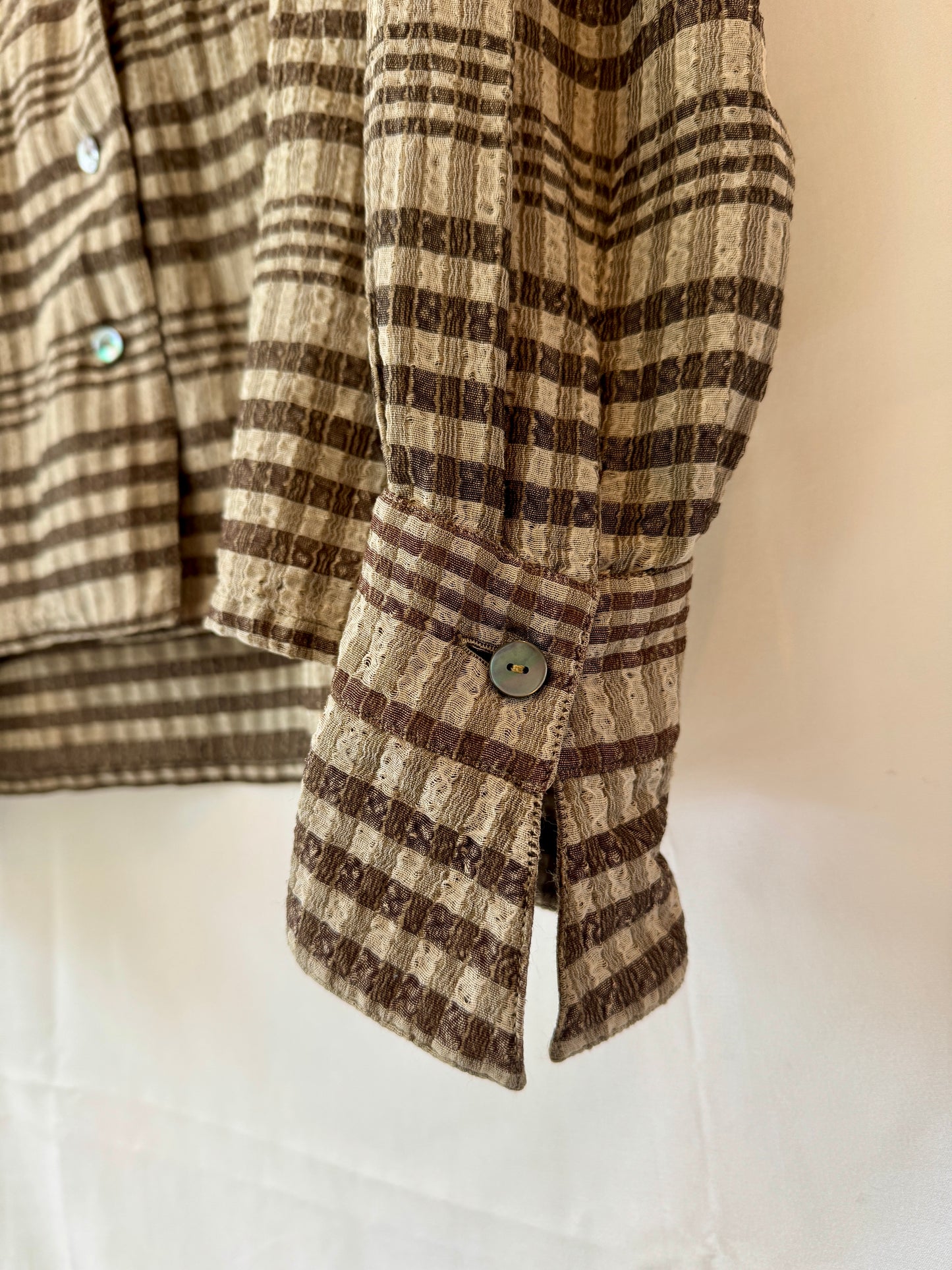 Chloé Textured Check Shirt — Late 1990s / Early 2000s