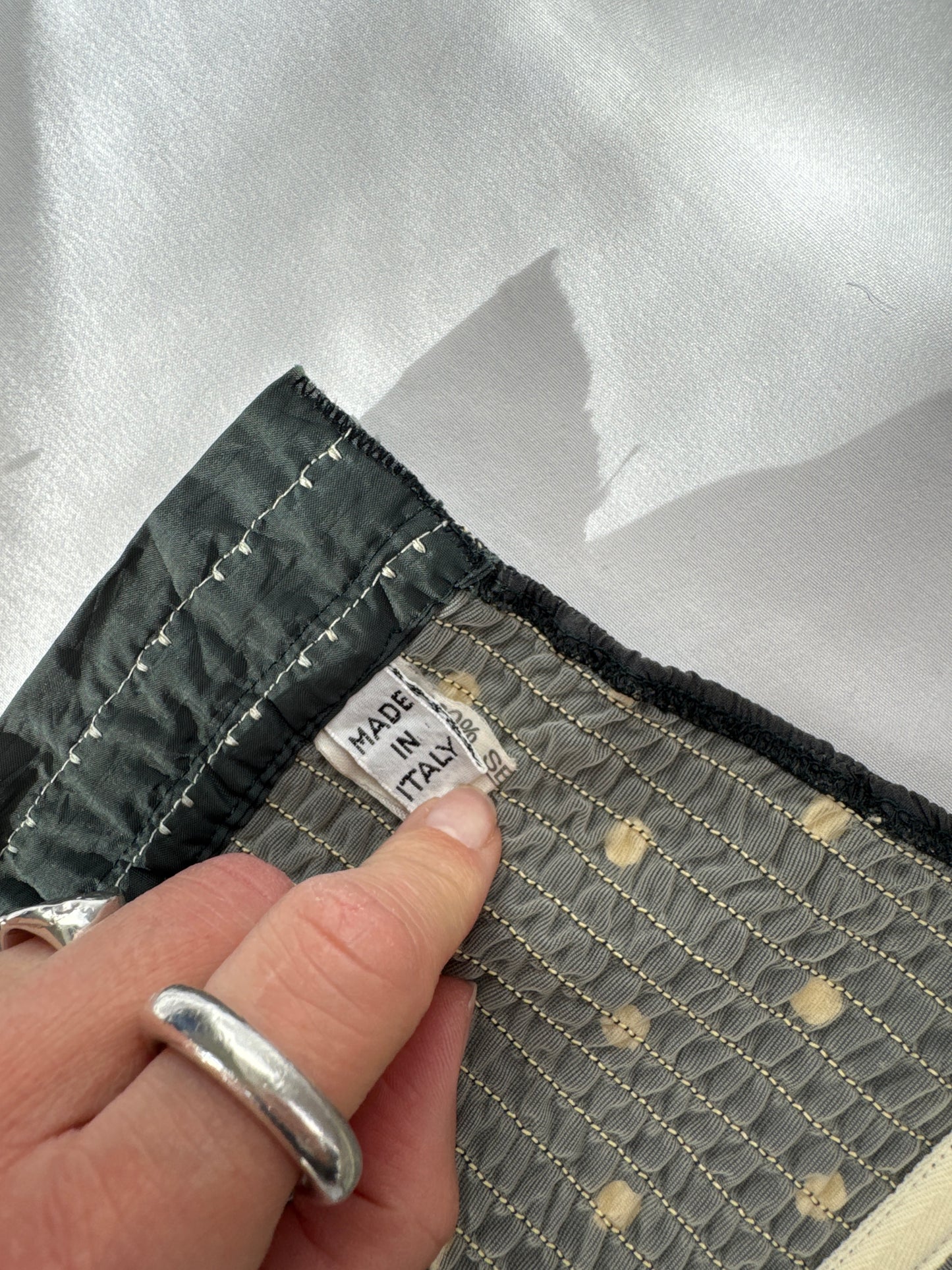 Moschino Silk Polka-Dot Bustier