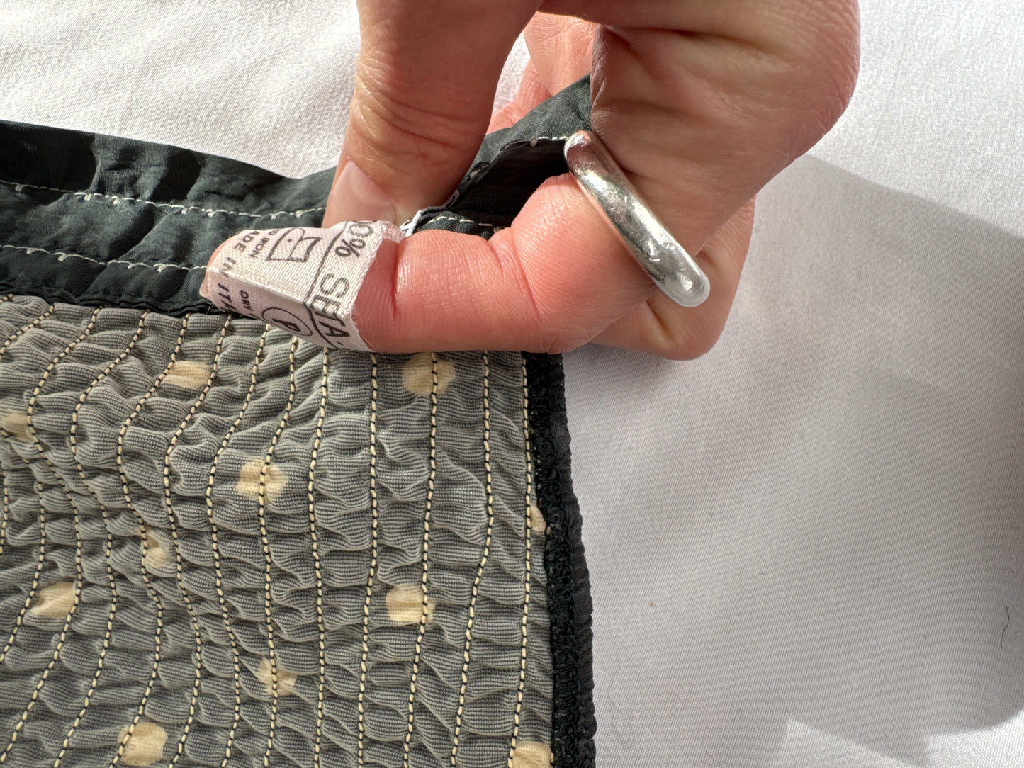 Moschino Silk Polka-Dot Bustier