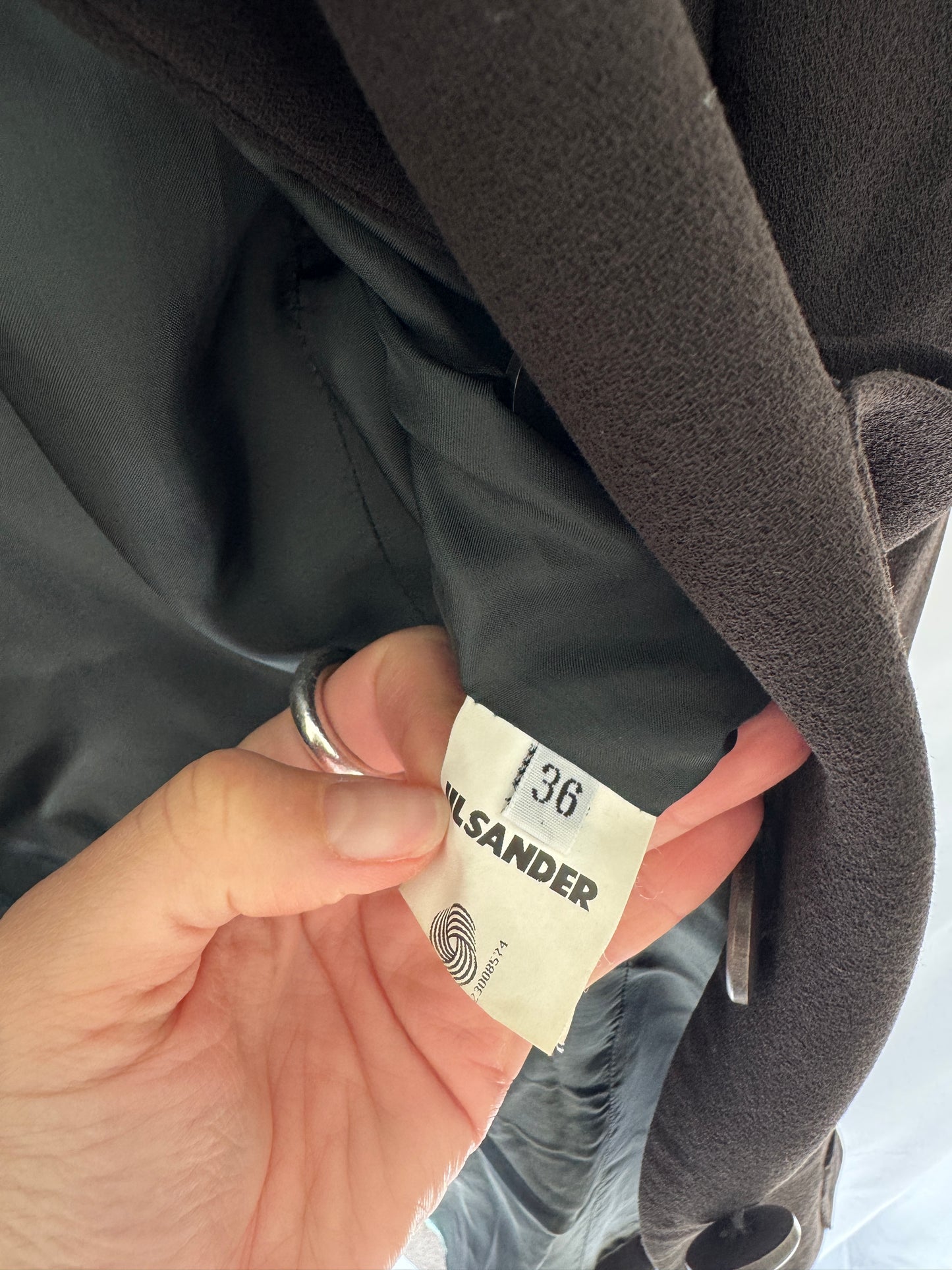 Jil Sander+ Brown Pure Wool Patch-Pocket Blazer