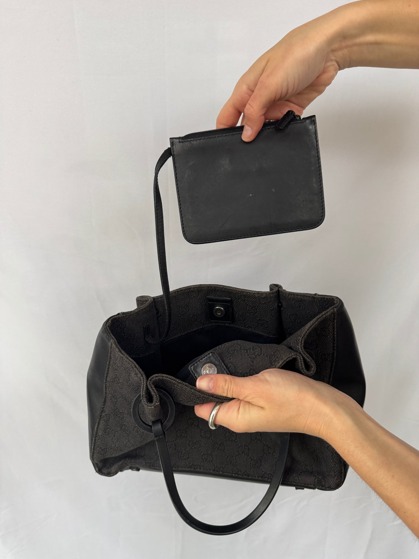 Gucci GG Canvas Tote — Early 2000s