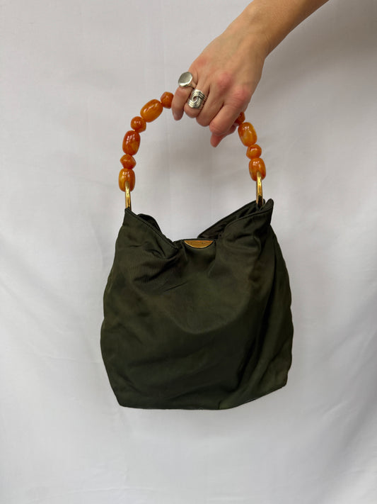 Christian Dior Maris pearl hand bag — Early 2000s