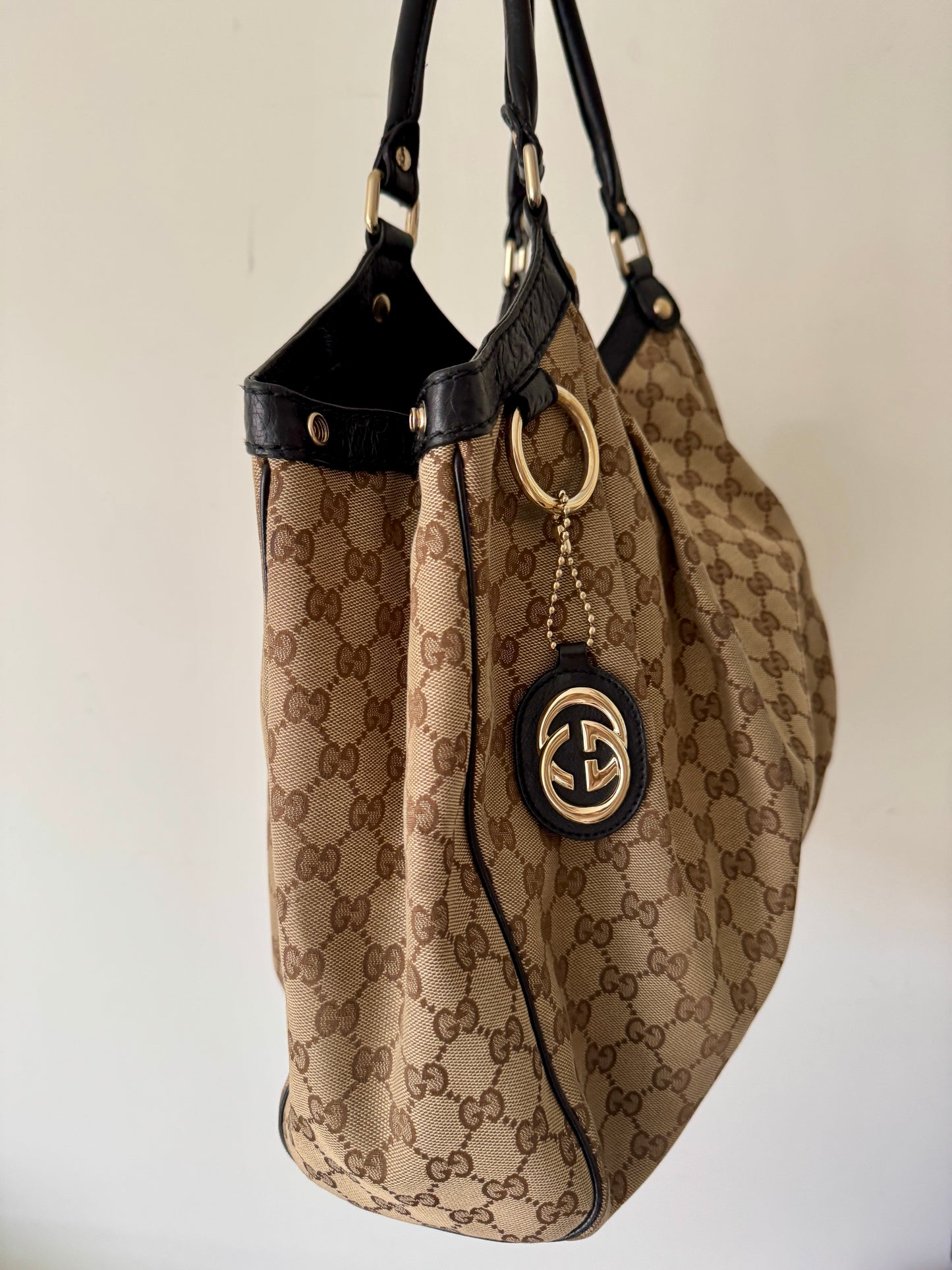 Gucci Sukey GG Canvas Tote — Large