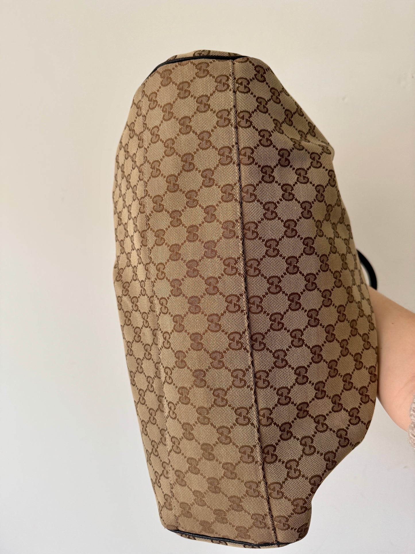Gucci Sukey GG Canvas Tote — Large
