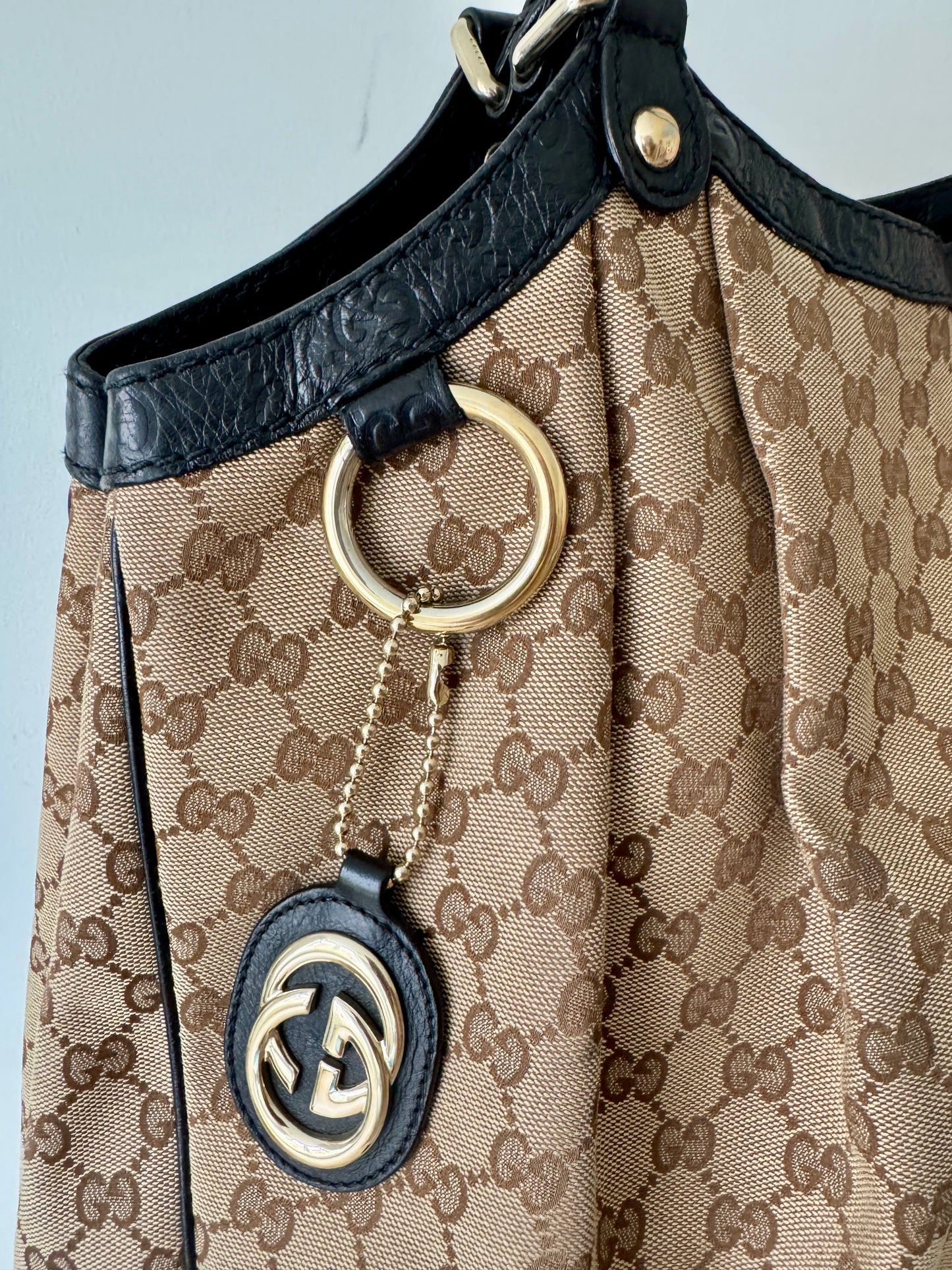 Gucci Sukey GG Canvas Tote — Large
