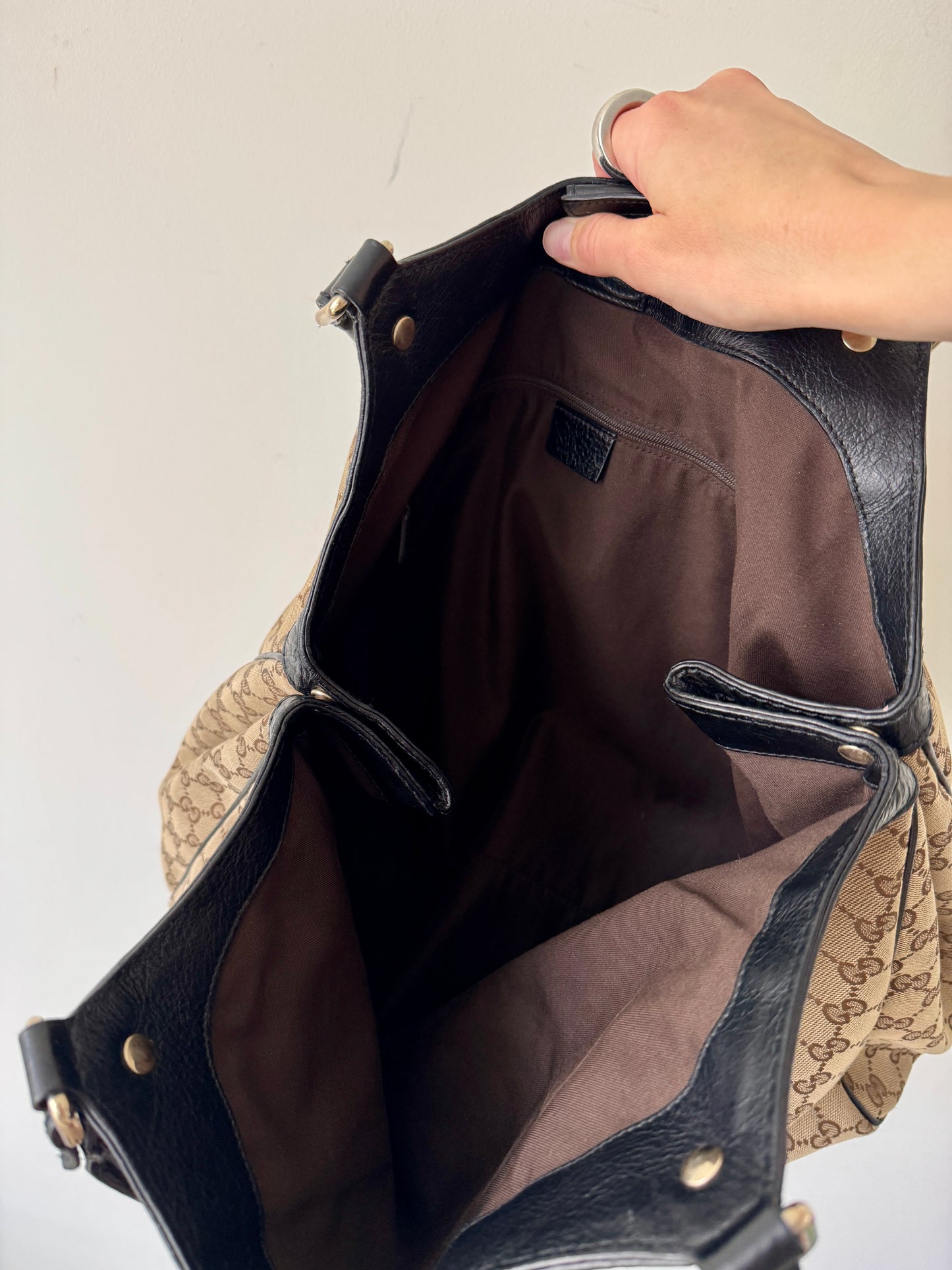 Gucci Sukey GG Canvas Tote — Large