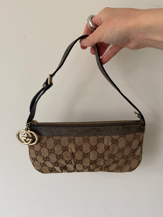 Gucci GG Canvas Mini Shoulder Bag — Early 2000s