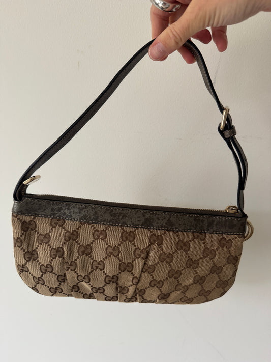 Gucci GG Canvas Mini Shoulder Bag — Early 2000s