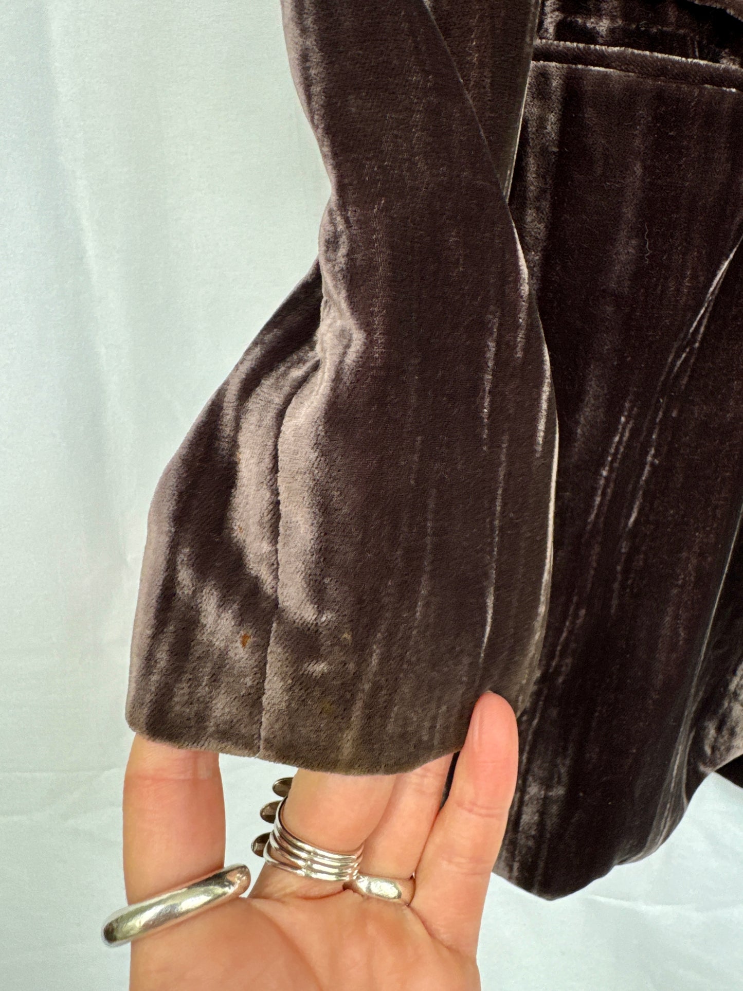 Dolce & Gabbana Structured Velvet Blazer — Late 1990s