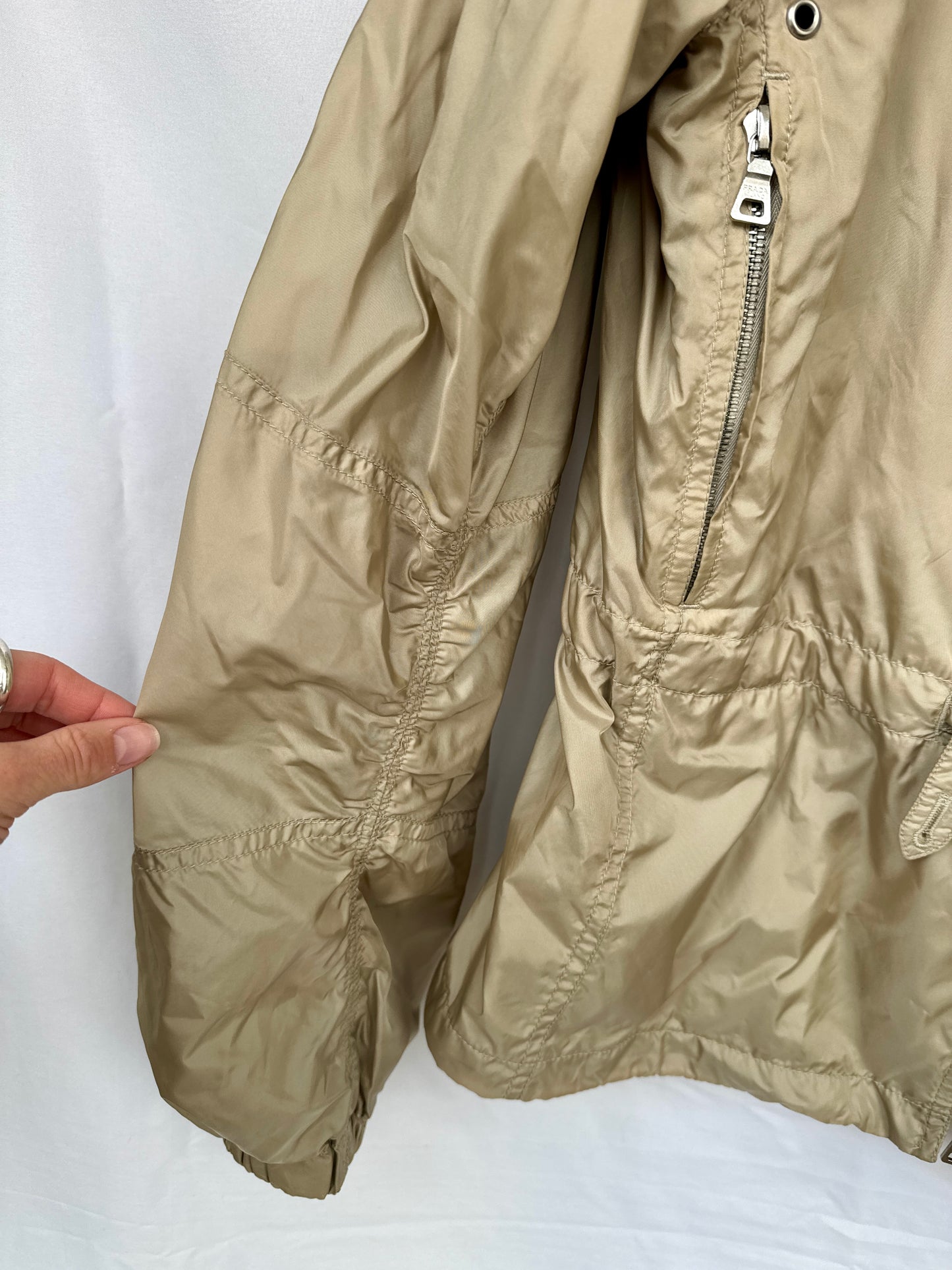 Prada Linea Rossa Nylon Windbreaker — Late 1990s / Early 2000s