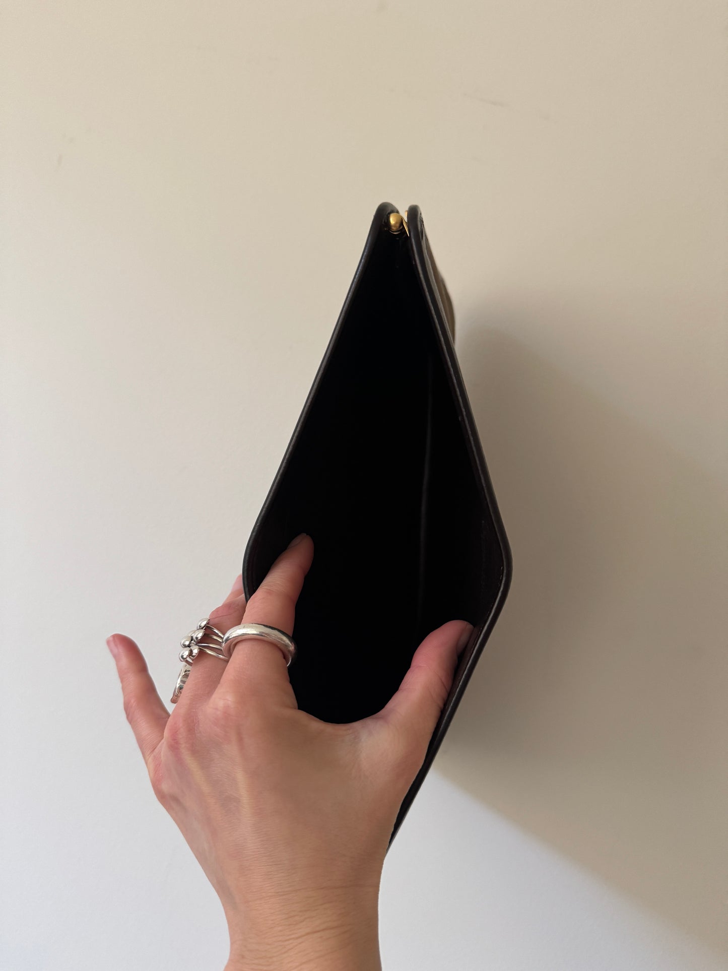 Dior Monogram Document Clutch — Late 1970s–1980s