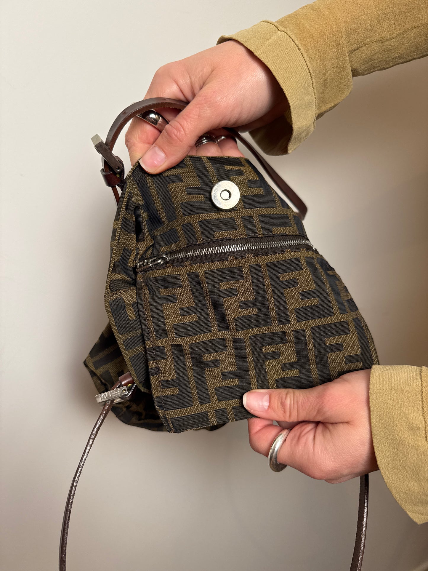 Fendi Zucca mini tote Bag — Early 2000s