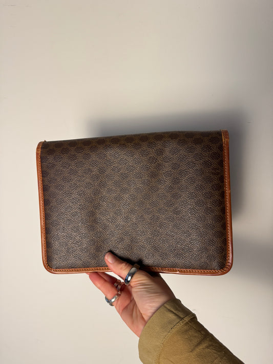 Celine Macadam Clutch Pouch — 1990s