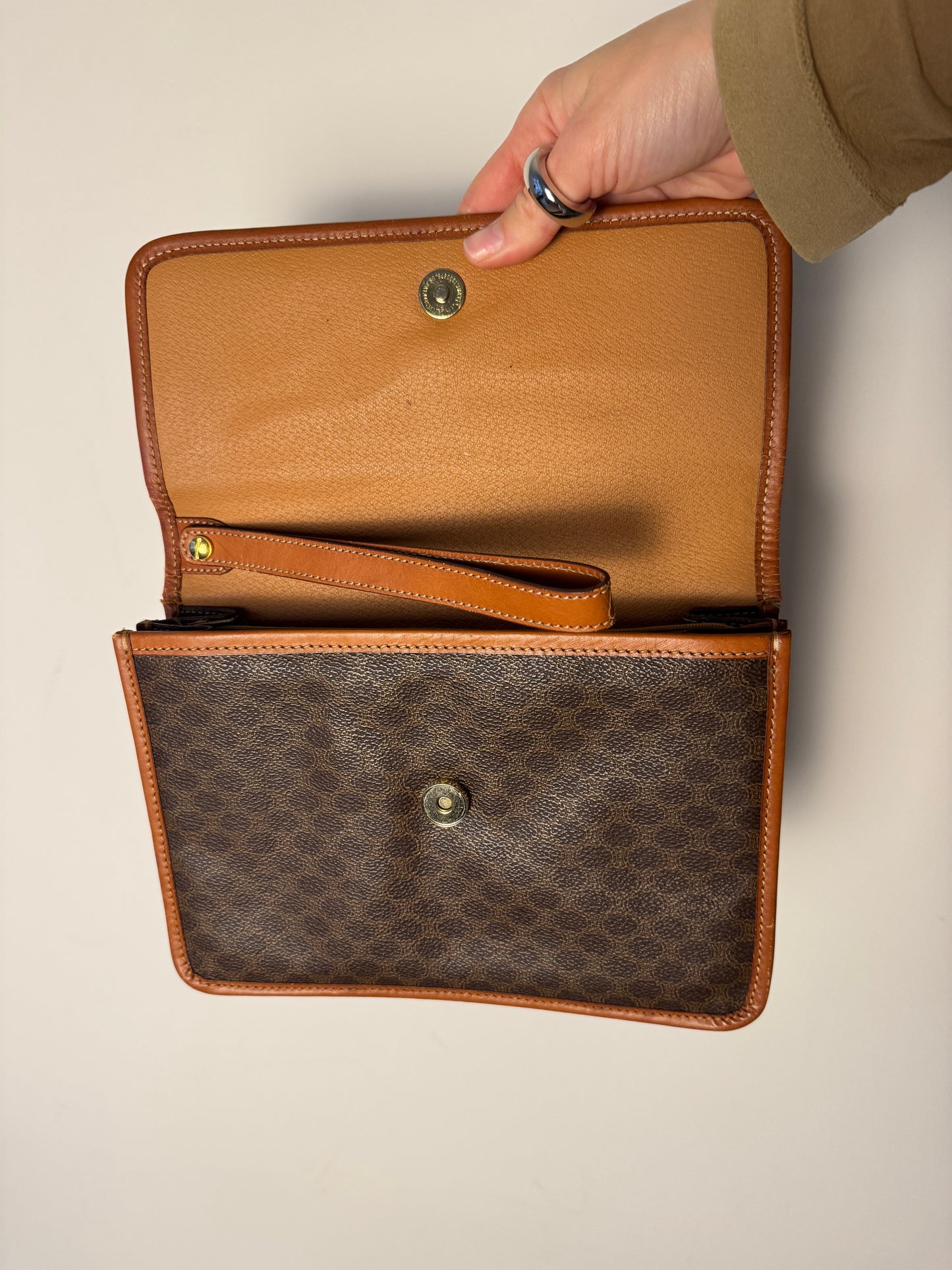 Celine Macadam Clutch Pouch — 1990s