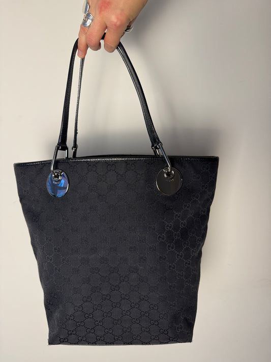 Gucci GG Canvas Eclipse Tote Bag — Early 2000s