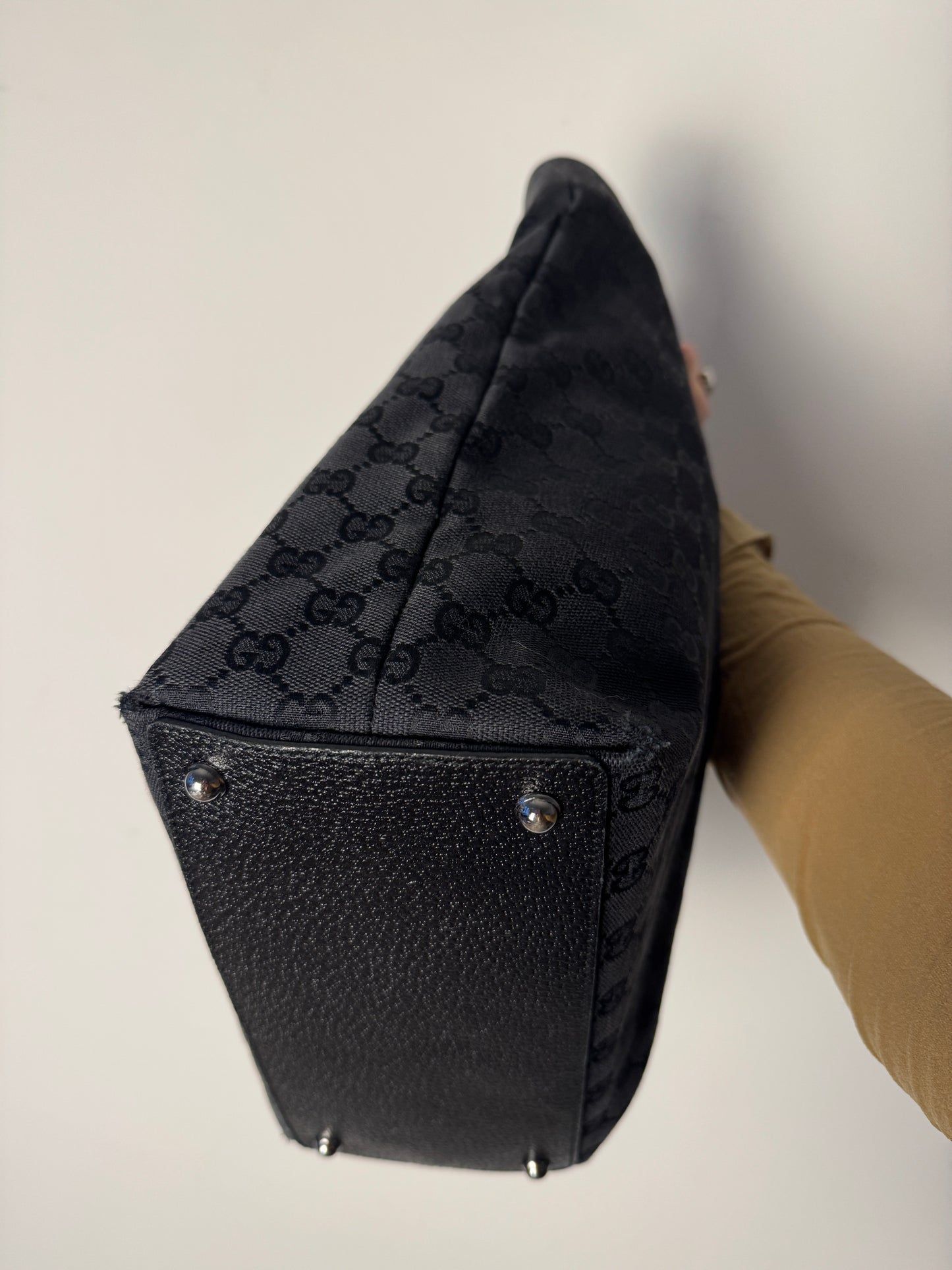 Gucci GG Canvas Eclipse Tote Bag — Early 2000s