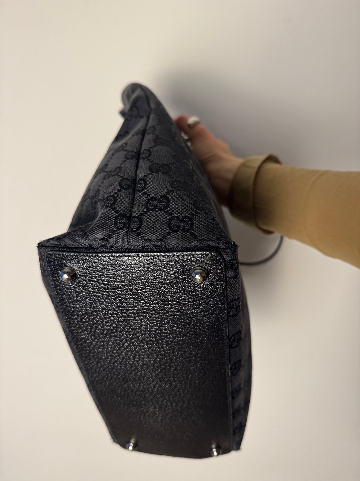 Gucci GG Canvas Eclipse Tote Bag — Early 2000s