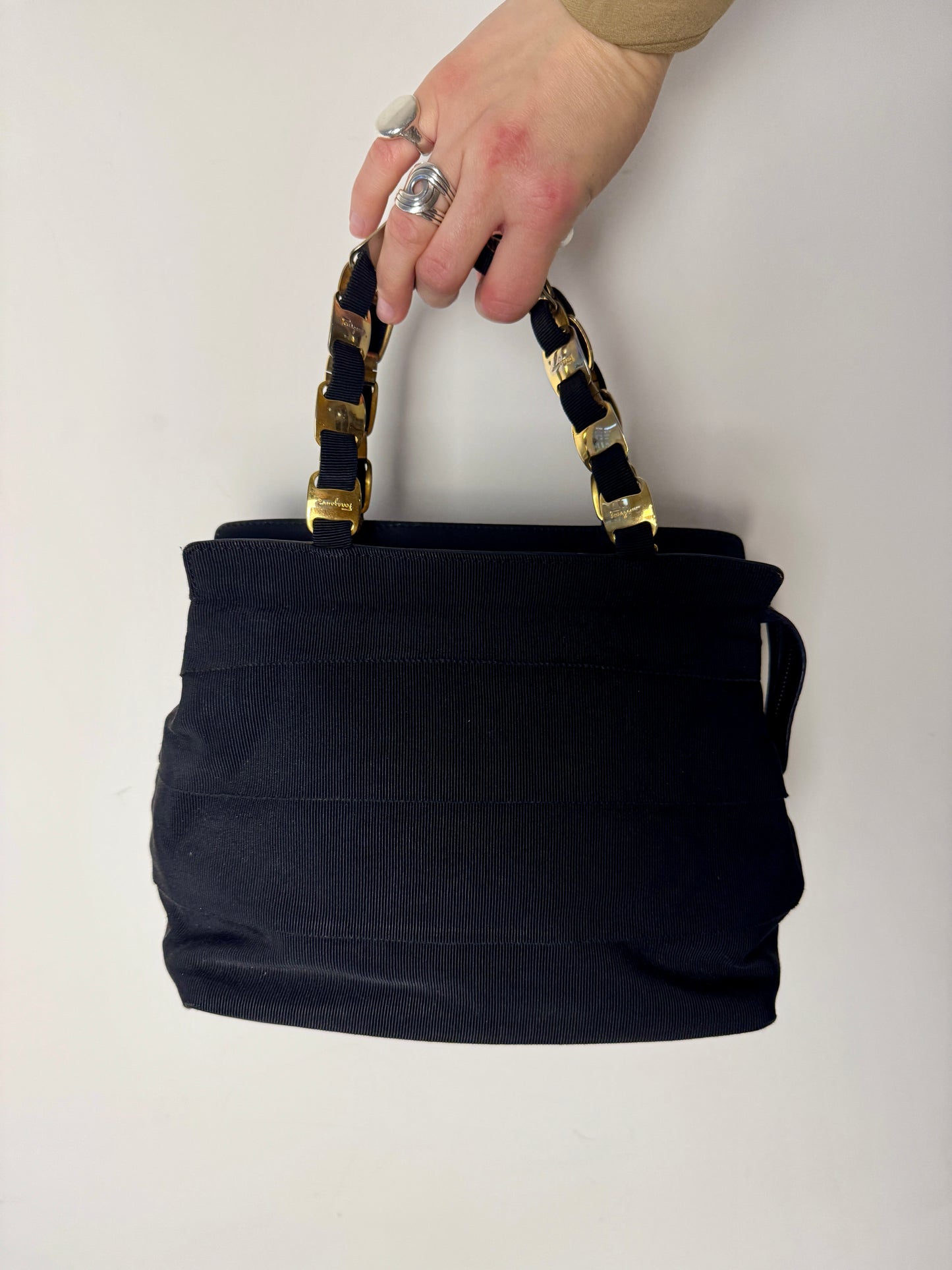 Salvatore Ferragamo Vara Chain Handbag — Late 1990s / Early 2000s