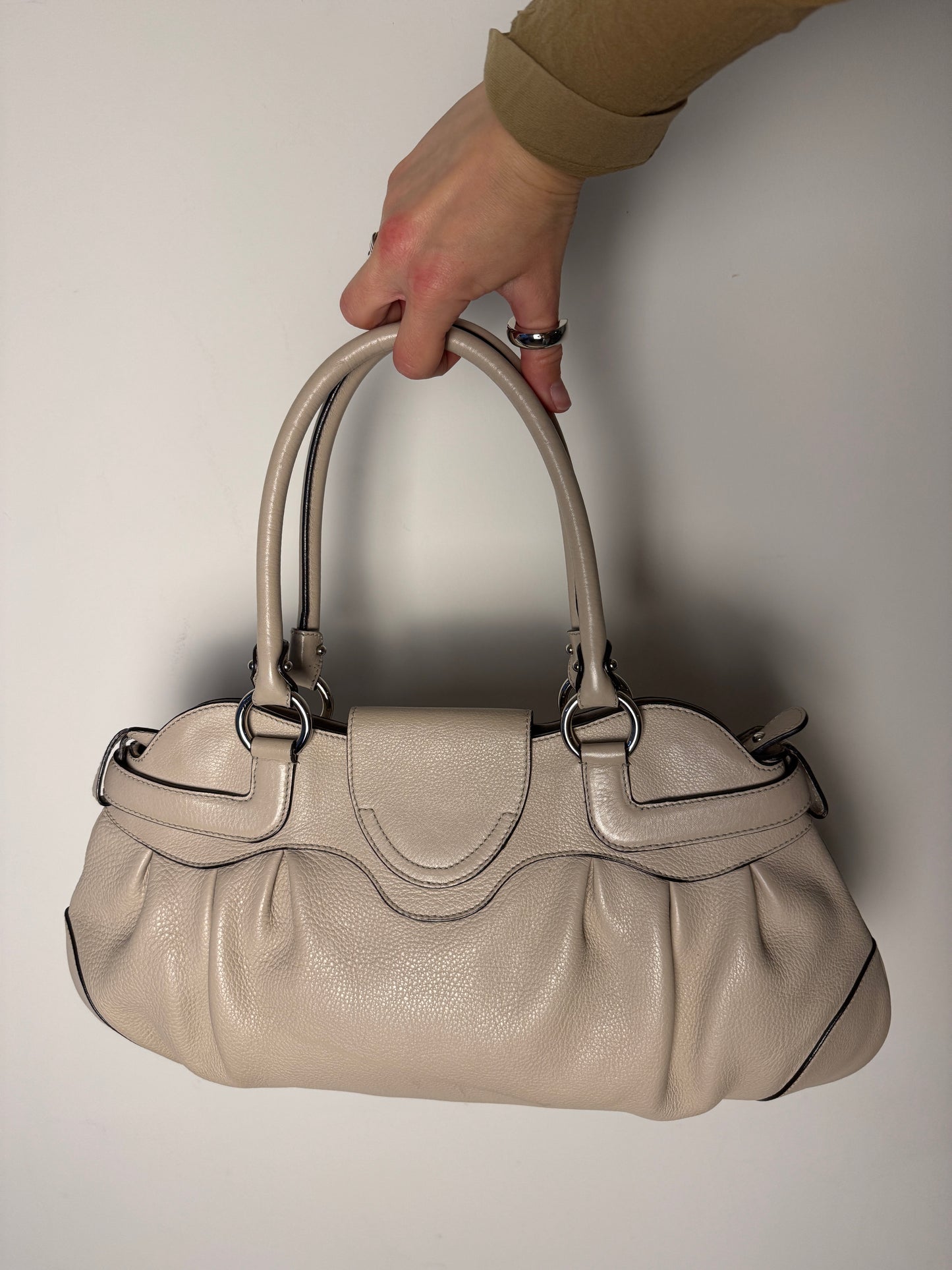 Salvatore Ferragamo Gancini Marisa Shoulder Bag — Early 2000s