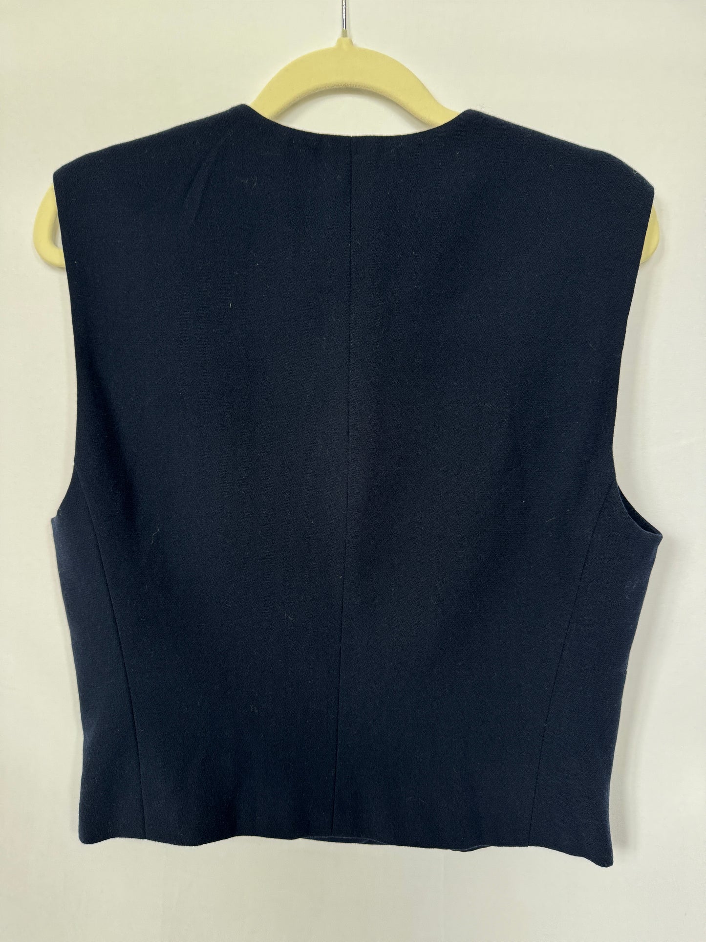 Giorgio Armani Navy Wool Vest