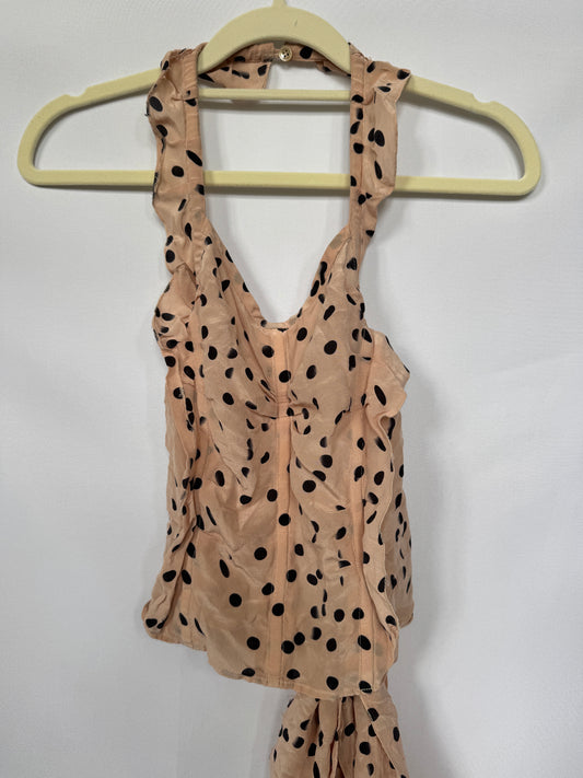 Sonia Rykiel Polka Dot Silk Top