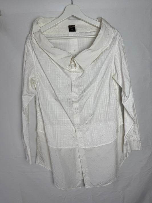Jean Paul Gaultier Femme Sculptural Cotton Shirt — Late 1990s