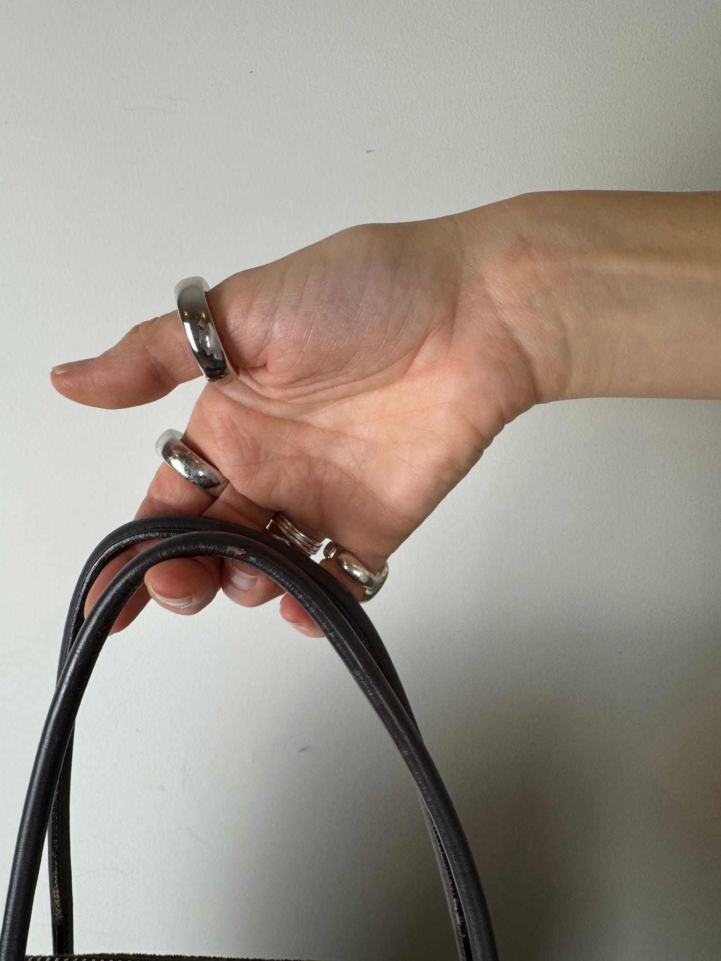 Prada Brown Velvet Tote Bag — Late 1990s