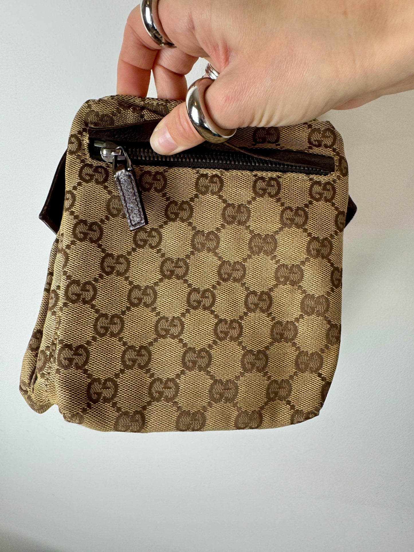 Gucci GG Canvas Belt Bag — Late 1990s to Early 2000s
