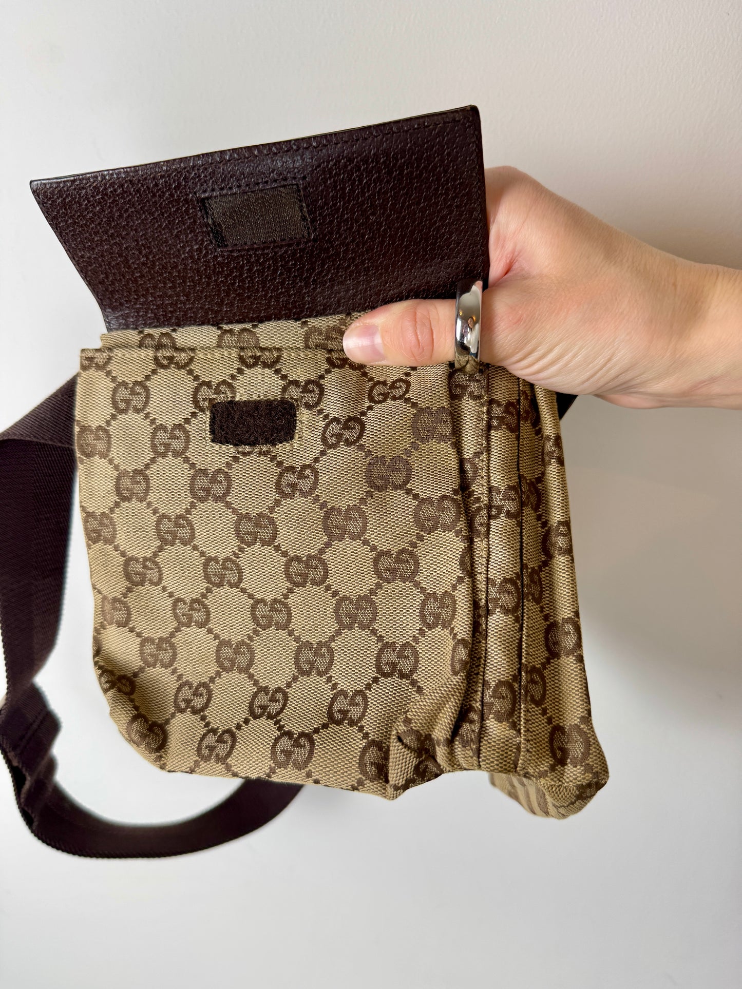 Gucci GG Canvas Belt Bag — Late 1990s to Early 2000s